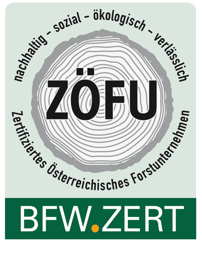 ZÖFU Zertifikat – Zertifiziertes Österreichisches Forstunternehmen