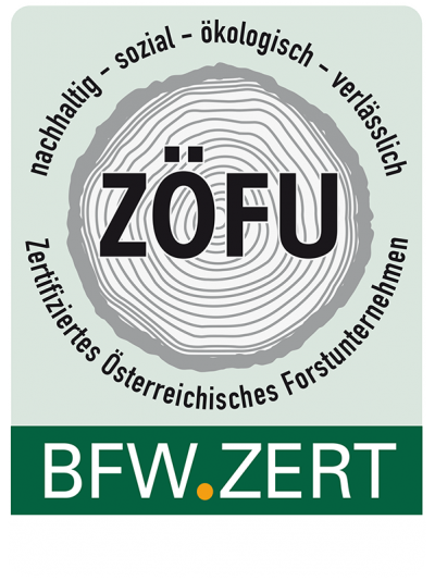 ZÖFU Certificate - Certified Austrian Forest Company